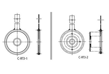 Plate Carrier Ring - Corner Tab